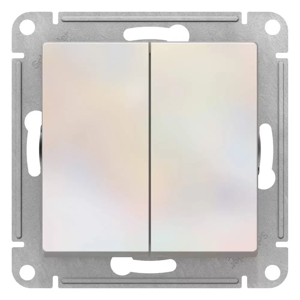 Выключатель 2-кл. AtlasDesign (сх. 5) 10AX с самовозвратом механизм бел. SE ATN000117 1742083