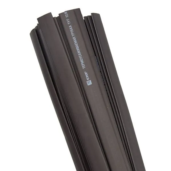 ТУТ нг 16/8 черная в отрезках по 1м EKF