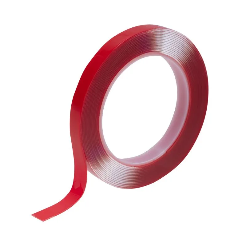 Двухсторонний скотч REXANT, прозрачный, на акриловой основе, 12 мм, ролик 5 м 09-6512