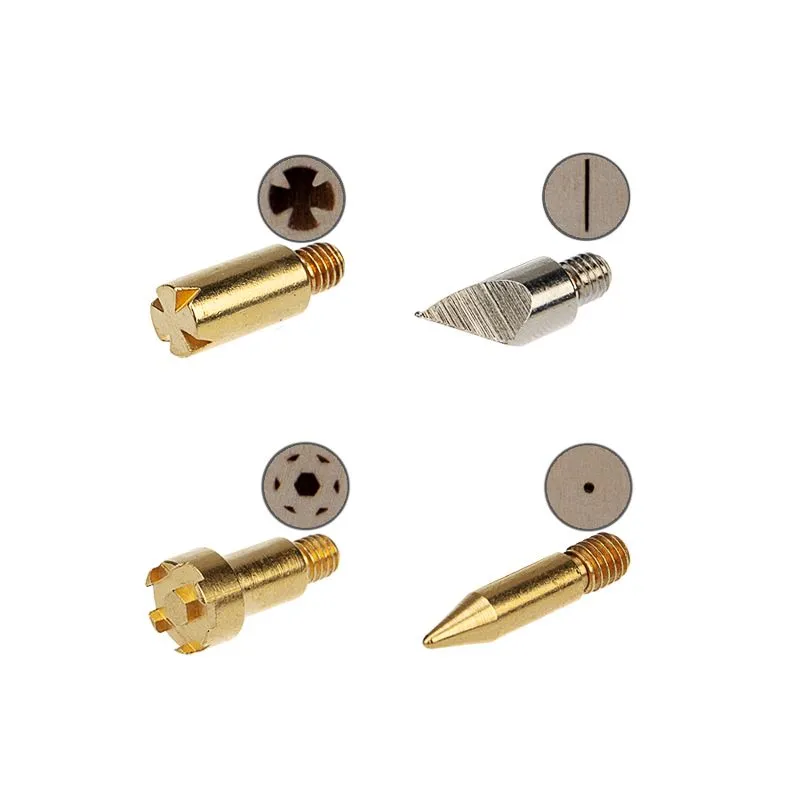 Выжигатель (набор паяльник - выжигатель), пирограф, 30Вт, 230В, 420-450°C, 6 насадок, блистер REXANT - Фото 5