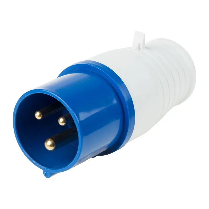 Вилка 013 переносная 2Р+РЕ 16А 220В IP44 REXANT