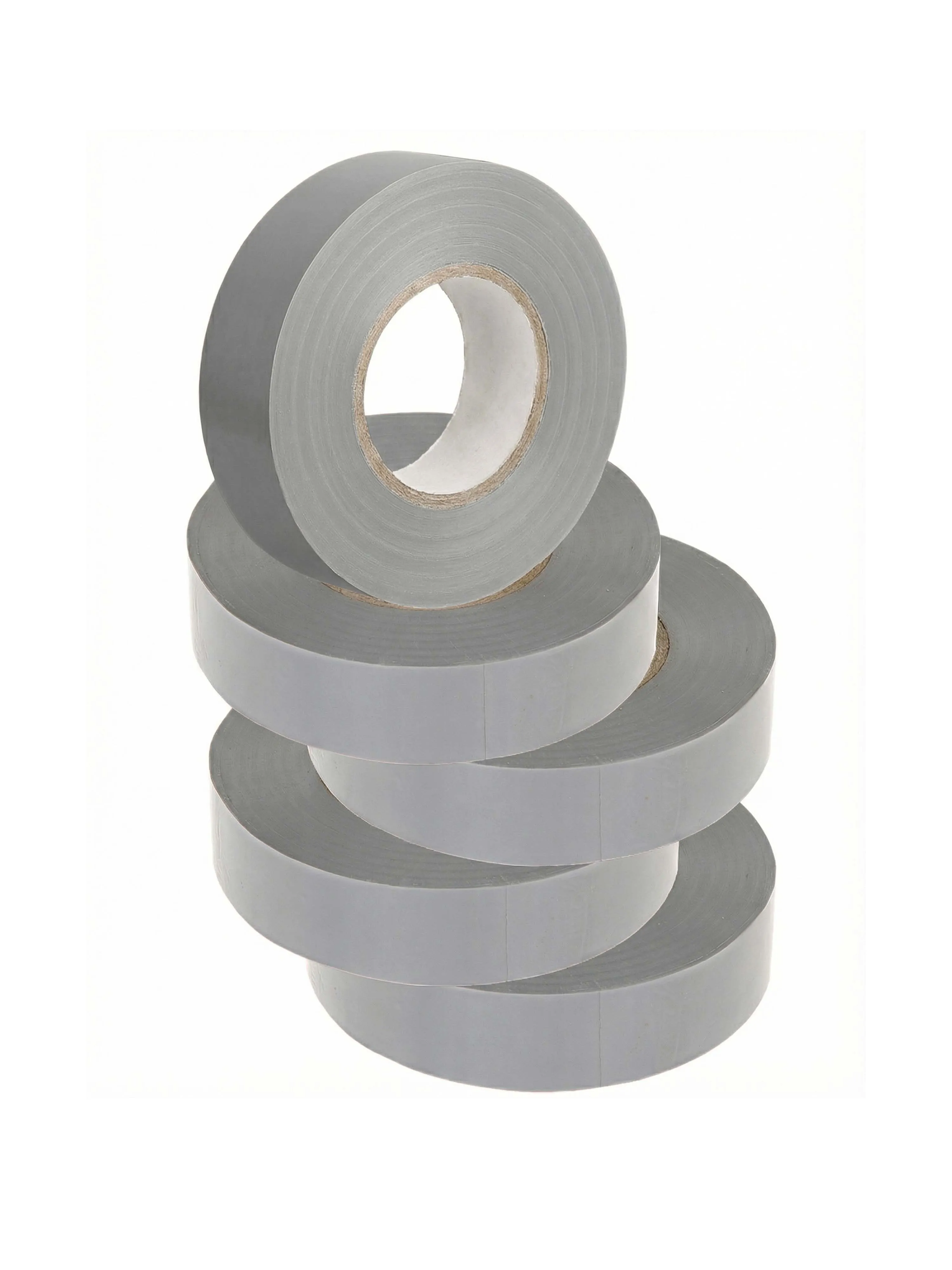 Изолента ПВХ 0,18х19мм, 20м профессиональная серая (5шт/уп) DEKRON