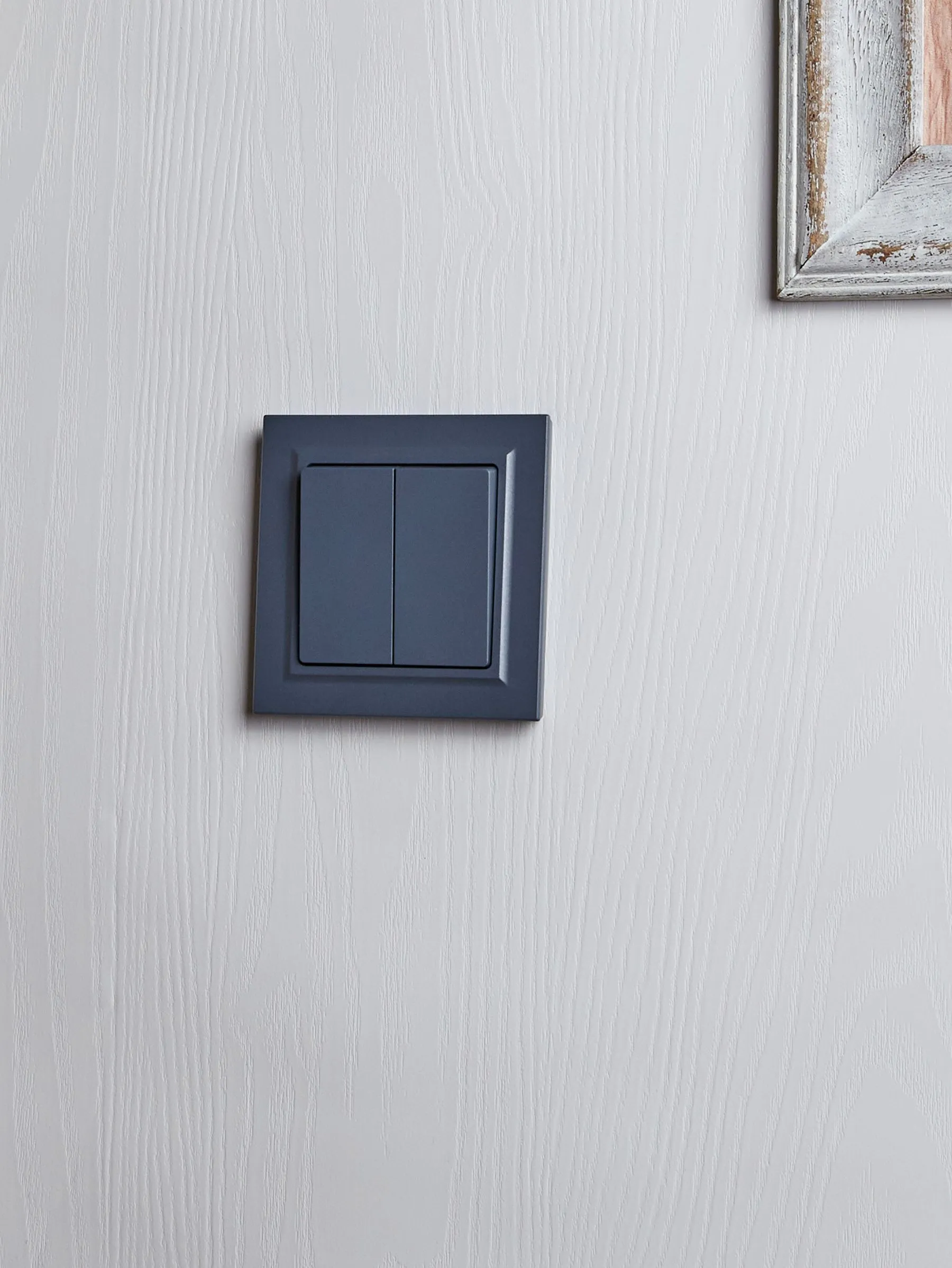 BRITE Выключатель 2-клавишный 10А в сборе ВСР10-2-0-БрМ маренго IEK - Фото 3