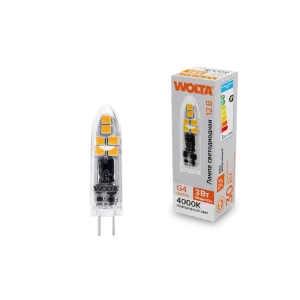 Светодиодная лампа WOLTA WSTD-JC-12V3W4KG4-P 3Вт 4000K G4 WSTD-JC-12V3W4KG4-P