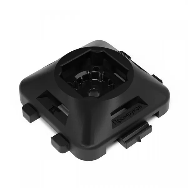 Площадка под стяжку усиленная для прямого монтажа черная (50шт/уп 15уп/кор) Промрукав