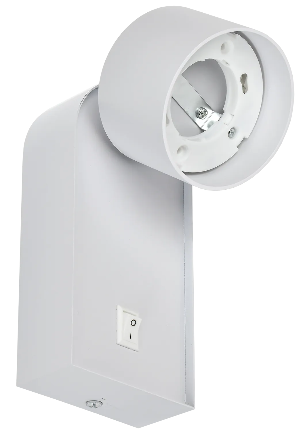 LIGHTING Светильник 4041 накладной настенный под лампу GX53 белый IEK