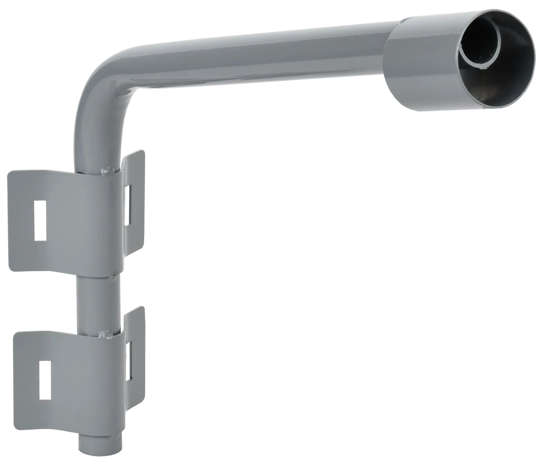 LIGHTING Кронштейн КР-2 D=60мм L=500мм под монтажную ленту 2 хомута серый IEK LT-DKU0D-CR-60-50-22-K03