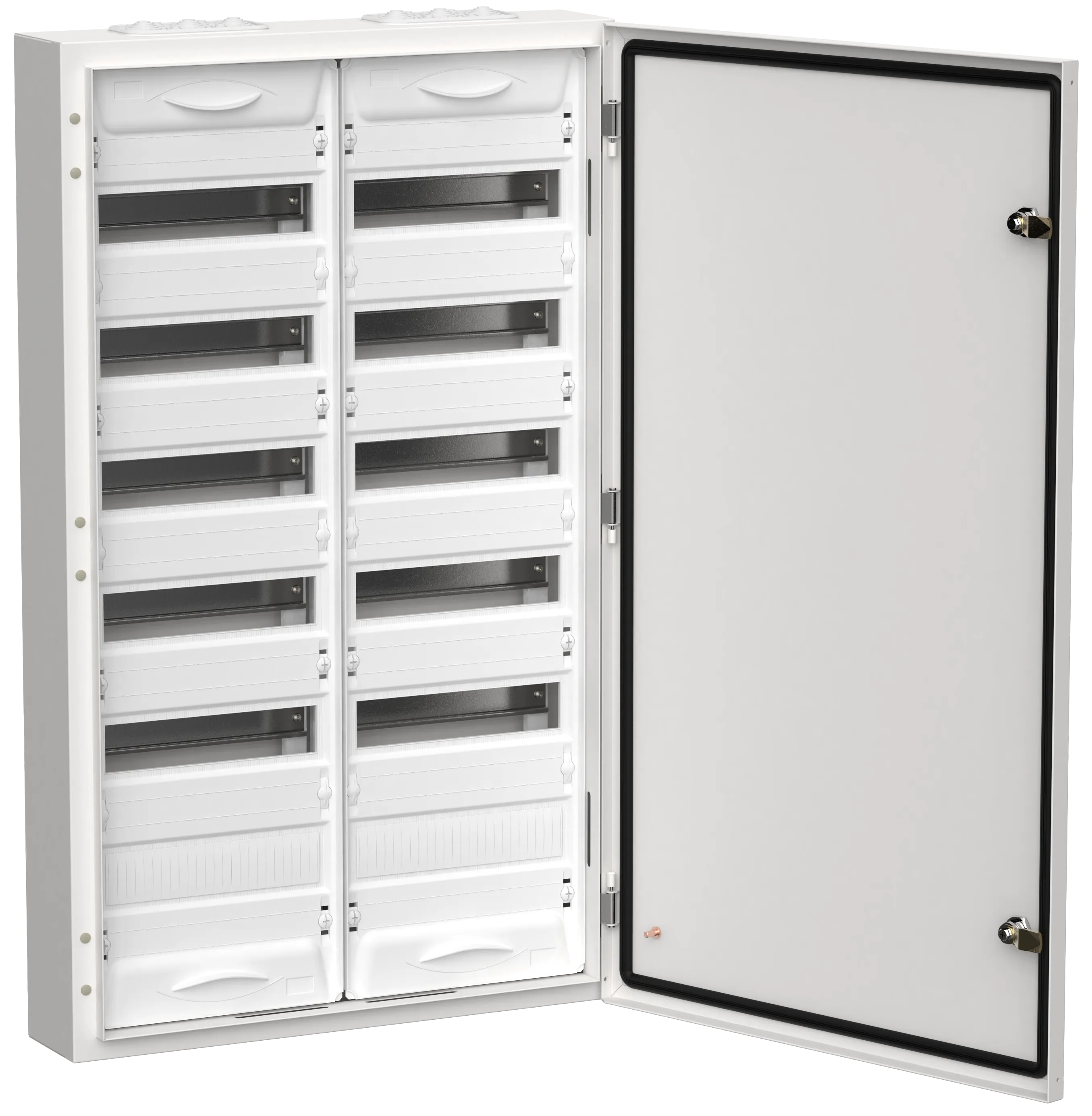 TITAN 5 Корпус металлический ЩРн-144 (2х72) 960х570х140мм IP54 белый (одна дверь) IEK