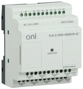 Логическое реле PLR-S. Расширение 8DI/8DO (R) 220В AC ONI PLR-S-EMD-0808UR-AC