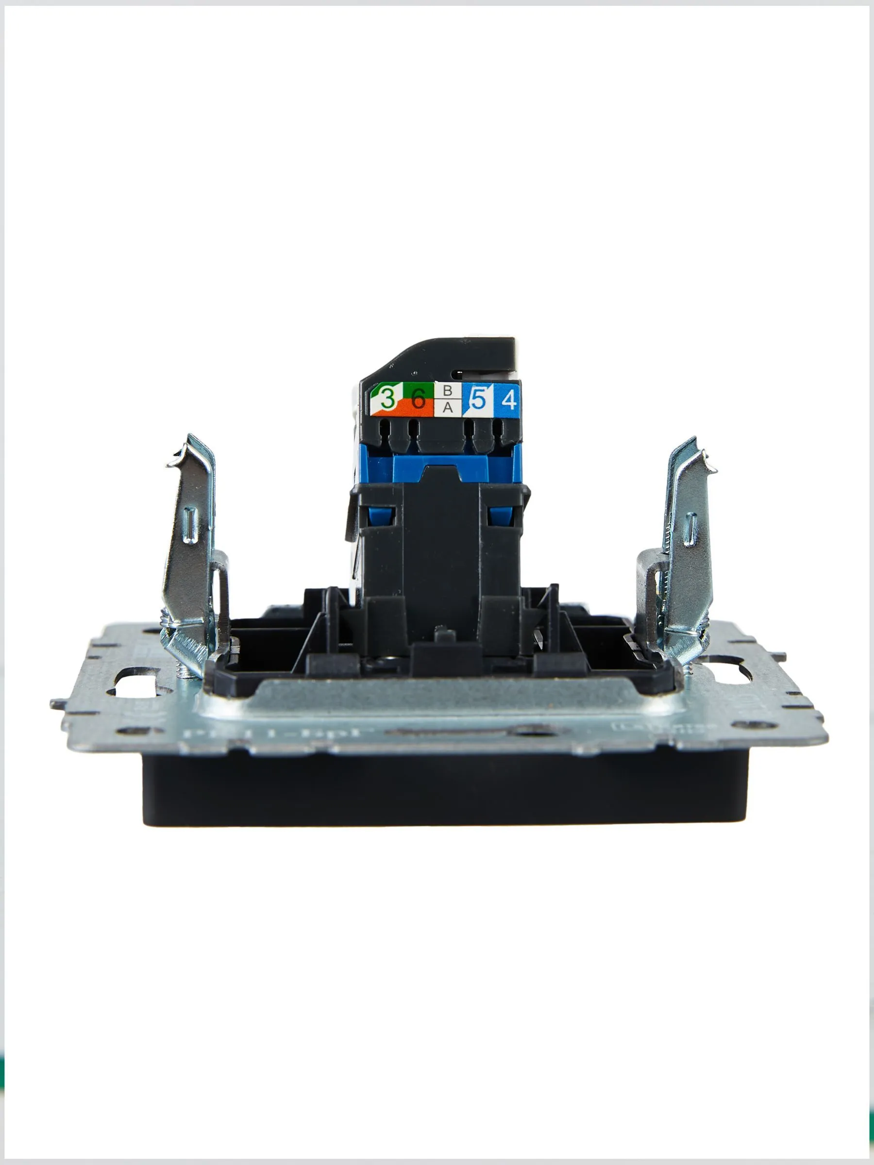 BRITE Розетка компьютерная RJ45 кат.6 РК11-БрЧ черный IEK - Фото 3