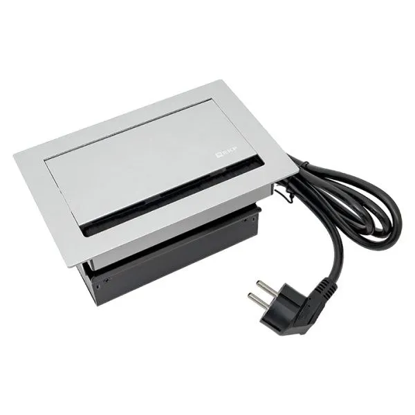 Встраиваемый настольный лючок, 4 модуля, C-Line - Фото 5