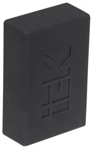 ELECOR Заглушка КМЗ 60х40 черный (4шт/компл) IEK EL-KK10D-Z-060-040-K02