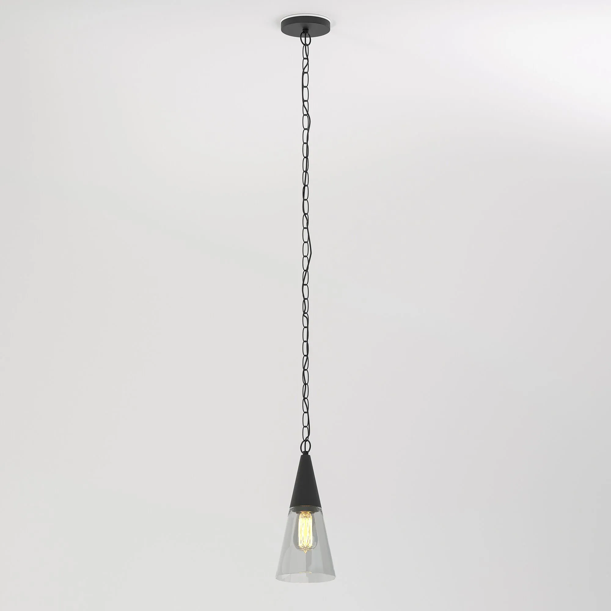 Светильник садово-парковый со стеклянным плафоном Vesto 35171/H черный - Фото 2