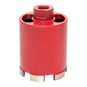 Коронка алмазная для дрелей с микроударом (верхнее пылеудаление) DCH-68MHS Micro Hit Laser M16 EKF Professional dch-68-mhs-m16