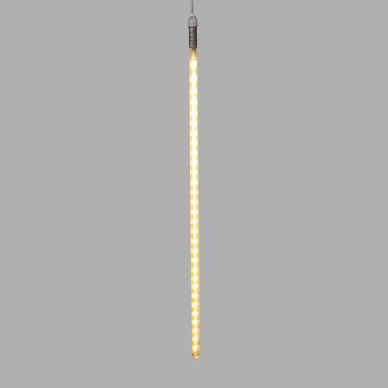 Гирлянда Тающие сосульки комплект 10 шт. х 50см, шаг 100см, 600 LED ТЕПЛЫЙ БЕЛЫЙ, белый каучук, IP67, 24В, соединяется NEON-NIGHT - Фото 4