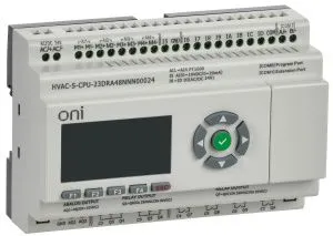 ПЛК HVAC S ЦПУ 8DI 8DO 1AI 4PT 2AO LED дисплей RS485 24В DC Расширяемая версия ONI HVAC-S-CPU23DRA48NNN00024