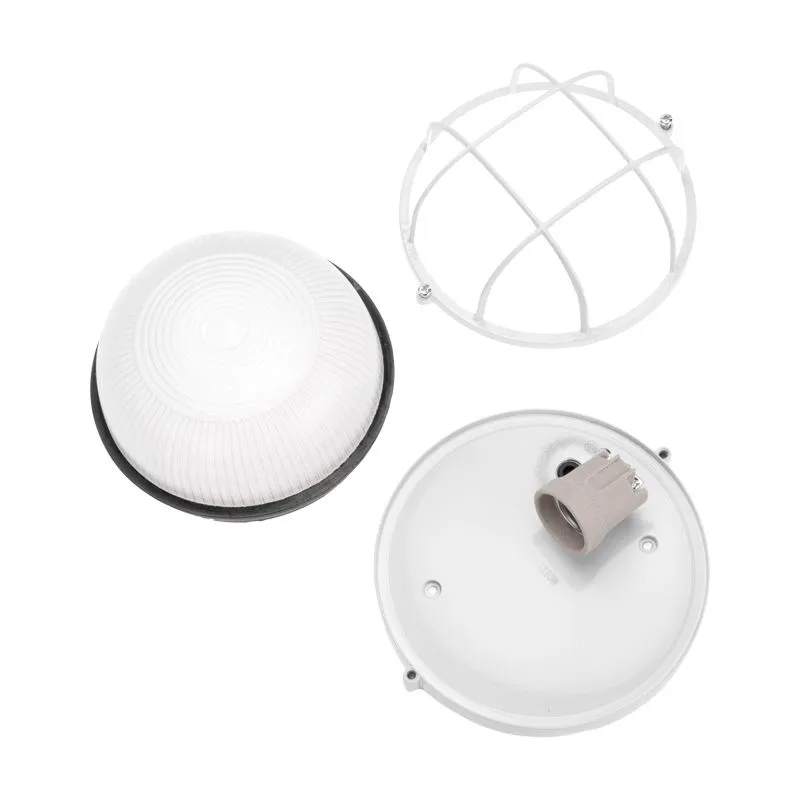 Светильник ЖКХ-03 под лампу круг 190x85мм IP65 REXANT - Фото 5