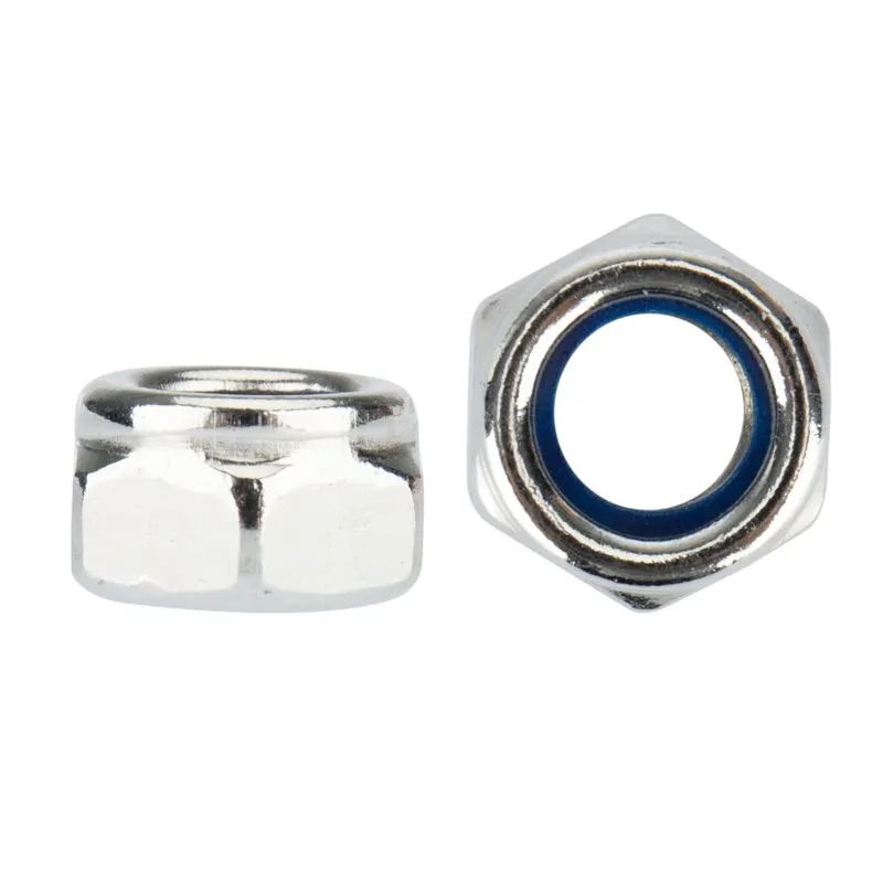 Гайка самоконтрящаяся DIN 985, с нейлоновым кольцом, M8 короб (100 шт/уп) KRANZ - Фото 2