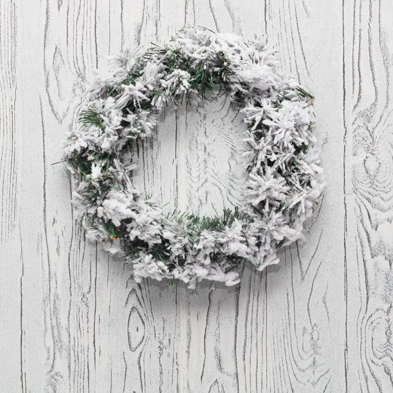 Заснеженный еловый венок NEON-NIGHT Ø 30 см, ПВХ 307-146