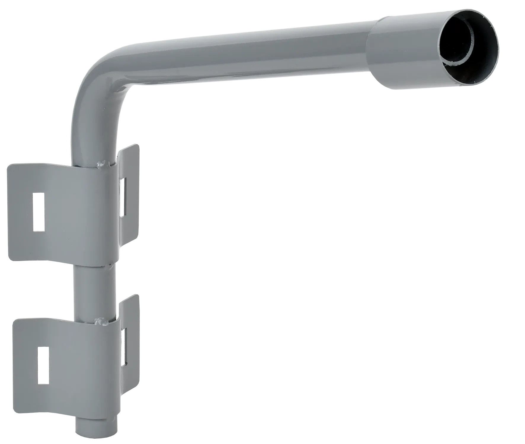 LIGHTING Кронштейн КР-2 D=48мм L=500мм под монтажную ленту 2 хомута серый IEK LT-DKU0D-CR-48-50-22-K03