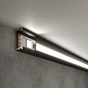 Профиль накладной алюминиевый черный/черный для светодиодной ленты LL-2-ALP006 Elektrostandard a053618