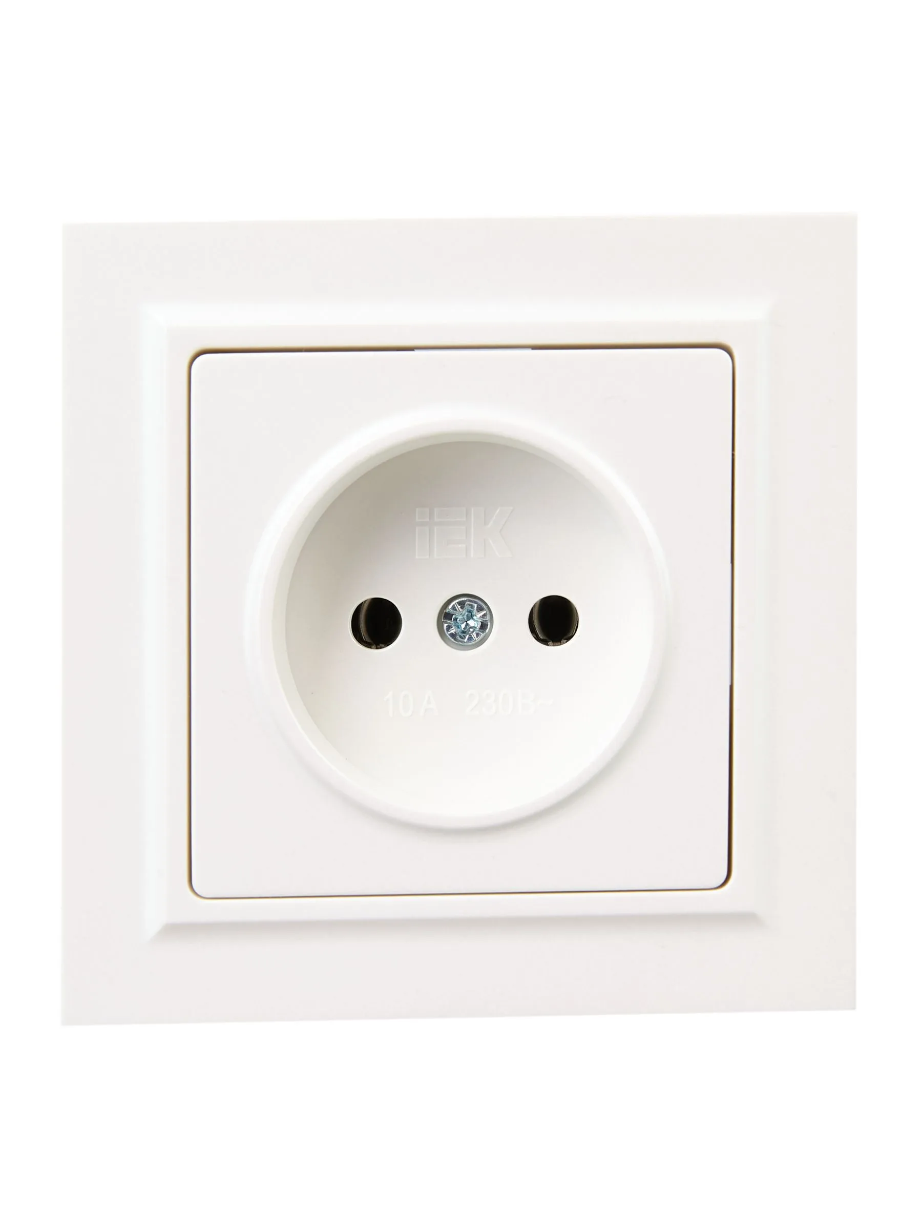 BRITE Розетка 1-местная без заземления без защитных шторок 10А в сб. РСР10-1-0-БрЖ жемчуг IEK - Фото 5