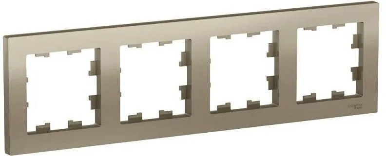 Рамка 4-м AtlasDesign универс. шампань SE ATN000504