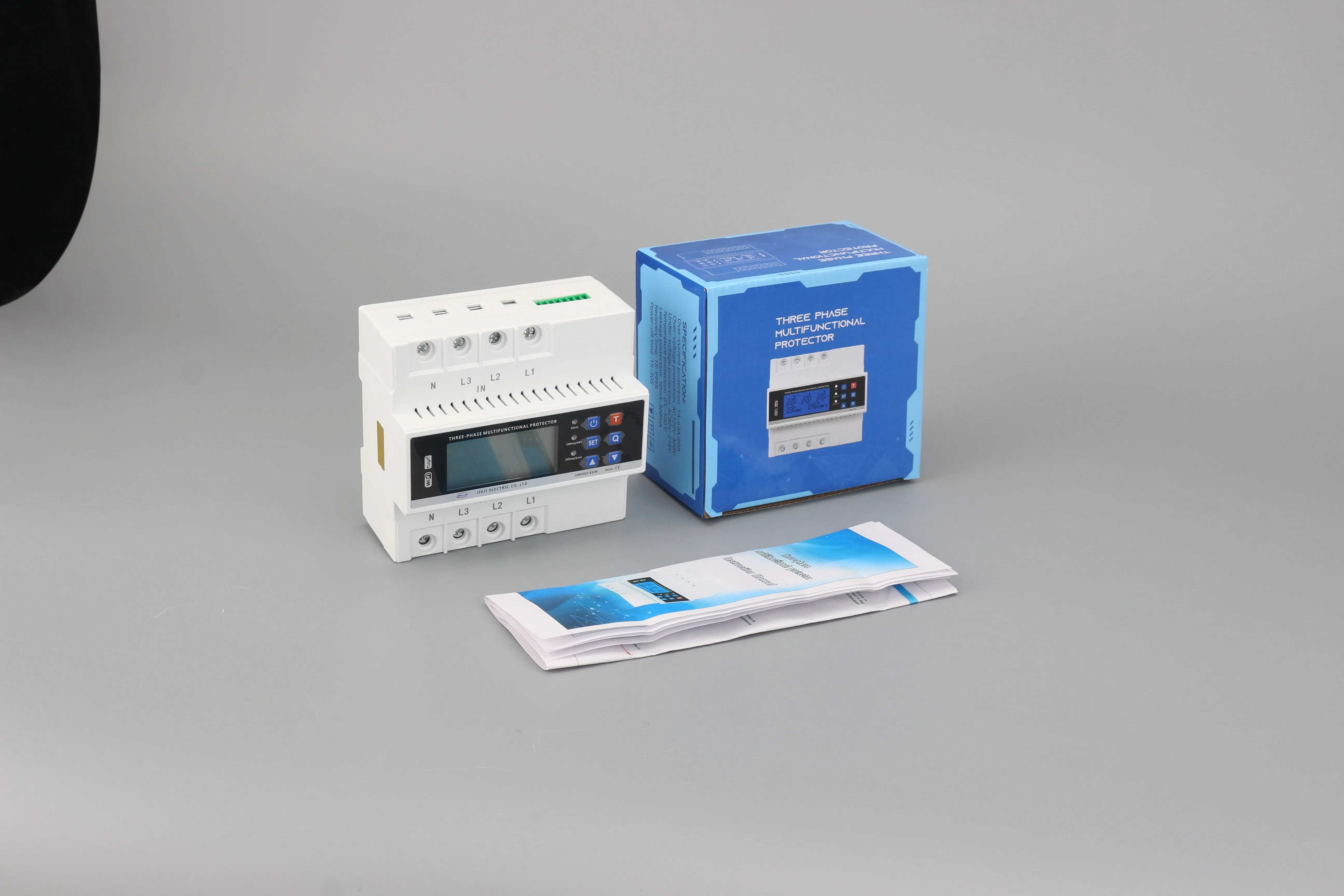 Трехфазное реле напряжения и тока с дисплеем 63A - Фото 7