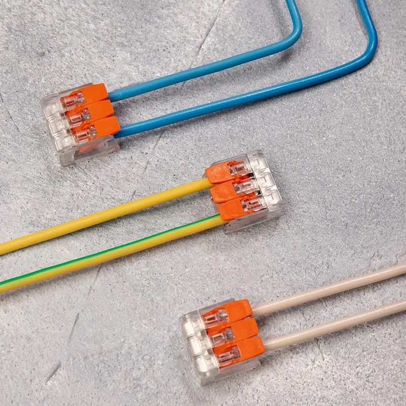 Универсальная компактная клемма СМК 221-413, 3-проводная до 4,0 мм² (пакет 5 шт/уп) REXANT - Фото 2