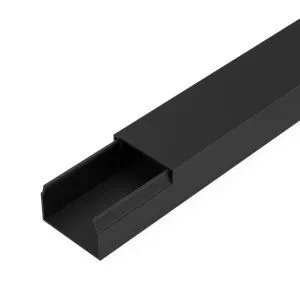 Кабель-канал черный 2-й замок в п/э 25х16 мм (50 м/уп) Промрукав PR03.0212