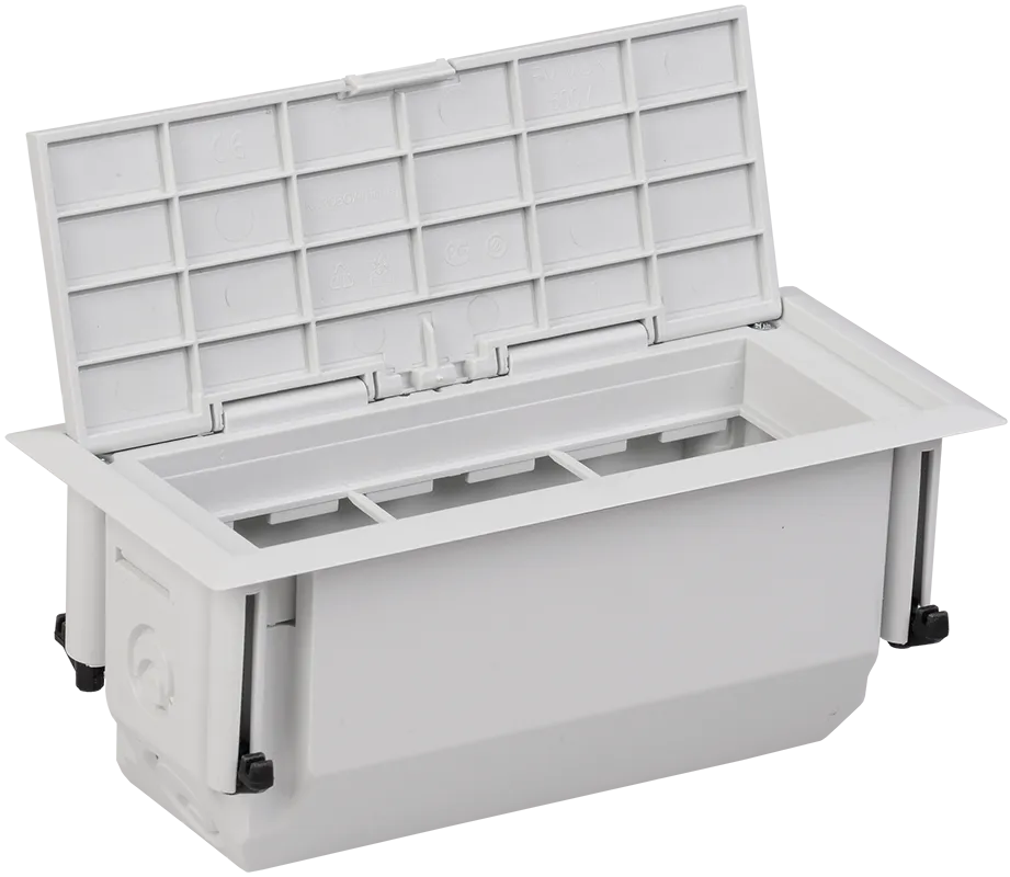 PRIMER Лючок напольный ONFLOOR на 6 модулей mini L IEK