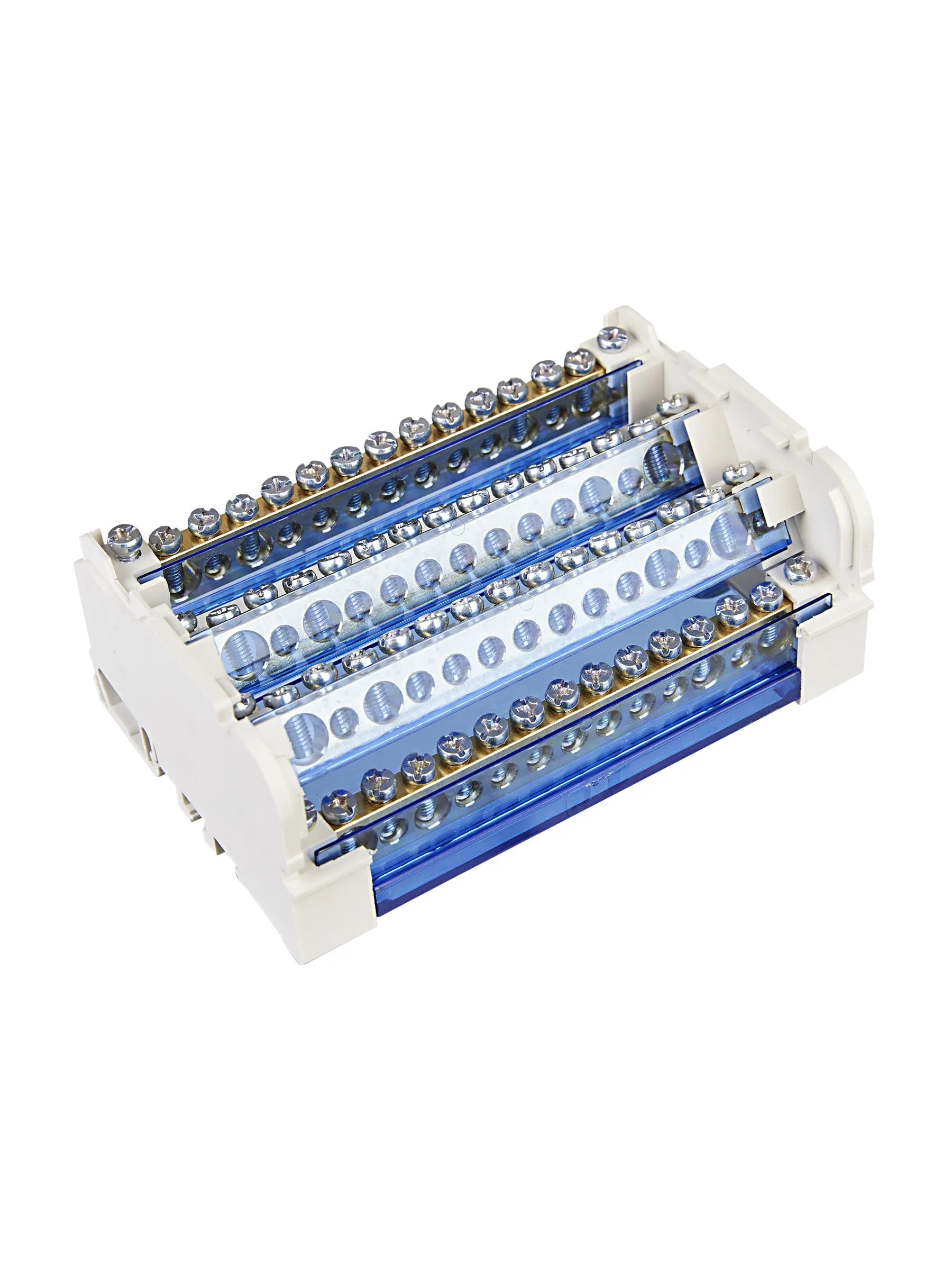 Шины на DIN-рейку в корпусе (кросс-модуль) ШНК 4х15 3L+PEN IEK - Фото 8