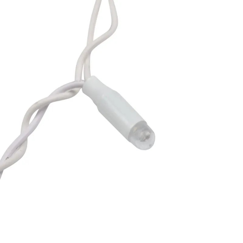 Гирлянда светодиодная Занавес 2х1,5м 300 LED БЕЛЫЙ белый ПВХ IP65 эффект мерцания 230В нужен блок 303-500-1 NEON-NIGHT - Фото 3