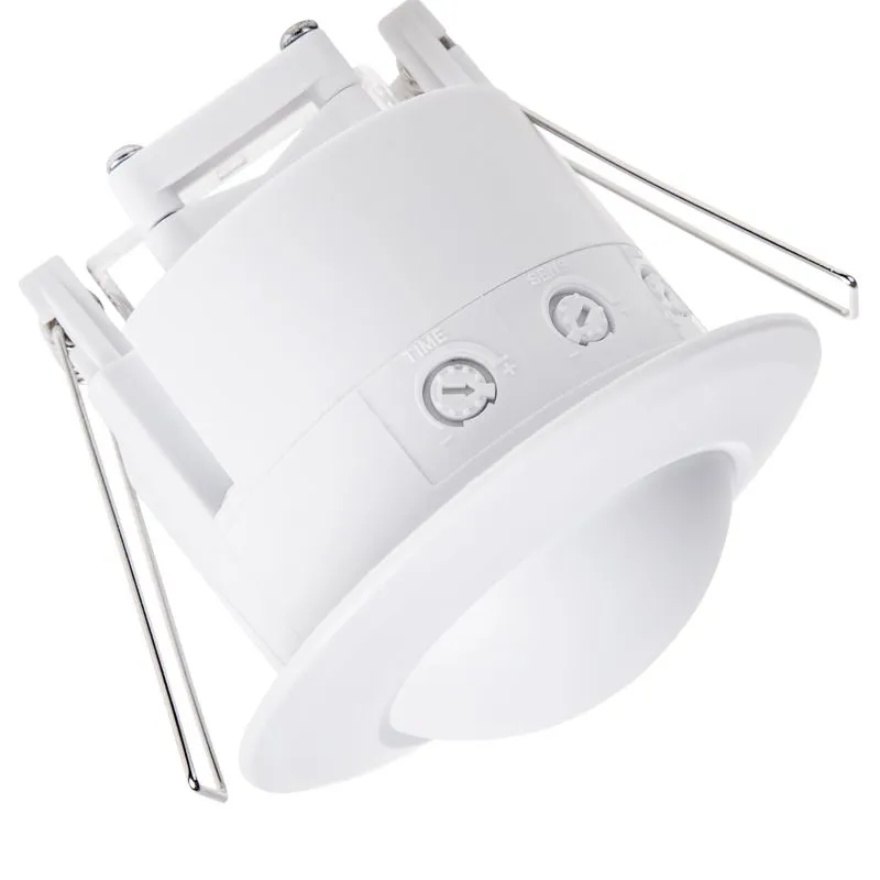 Датчик движения точечный микроволновый ДДТМ 01, 360°,1200 Вт, 3-2000 Лк, 1-8 м, 10-720 сек. REXANT 11-9219