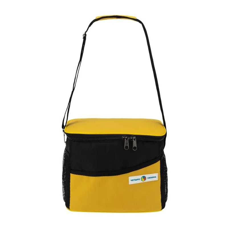 Сумка-холодильник (термосумка) 10л, 2 слоя утепления, с карманами ЧЕТЫРЕ СЕЗОНА - Фото 5