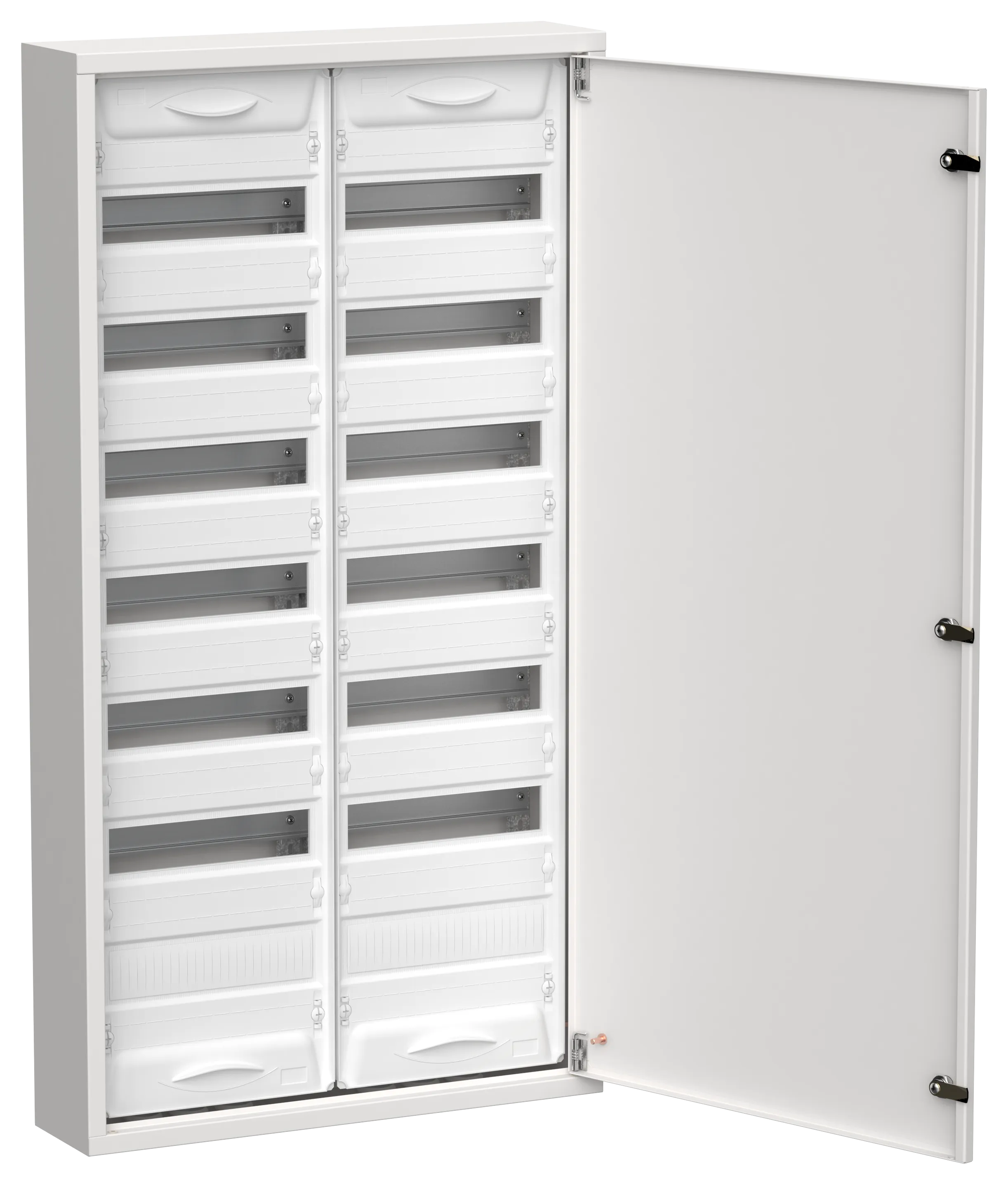 TITAN 5 Корпус металлический ЩРн-168 (2х84) 1085х570х140мм IP31 белый (одна дверь) IEK