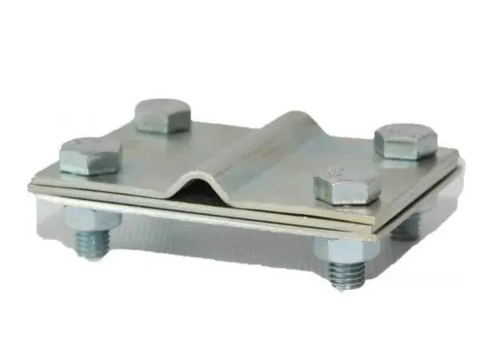 Зажим полоса-прут ( 3 пластины)