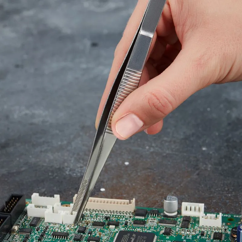 Пинцет прямой, рифленый 160мм (блистер) REXANT - Фото 2