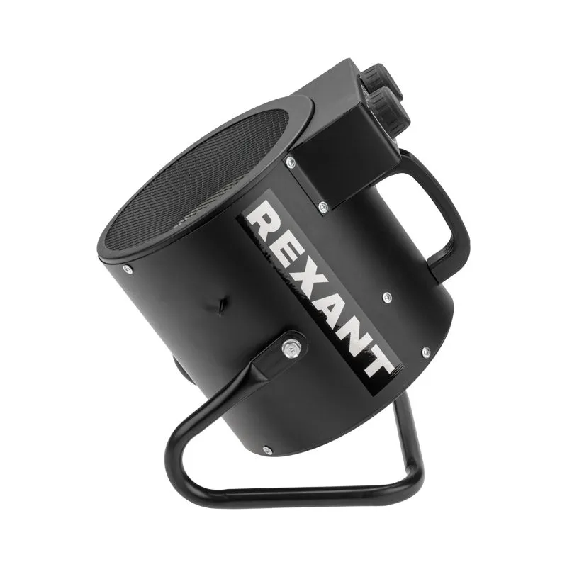 Пушка тепловая электрическая, круглая, регулировка угла наклона, ТЭН, 3кВт REXANT - Фото 4