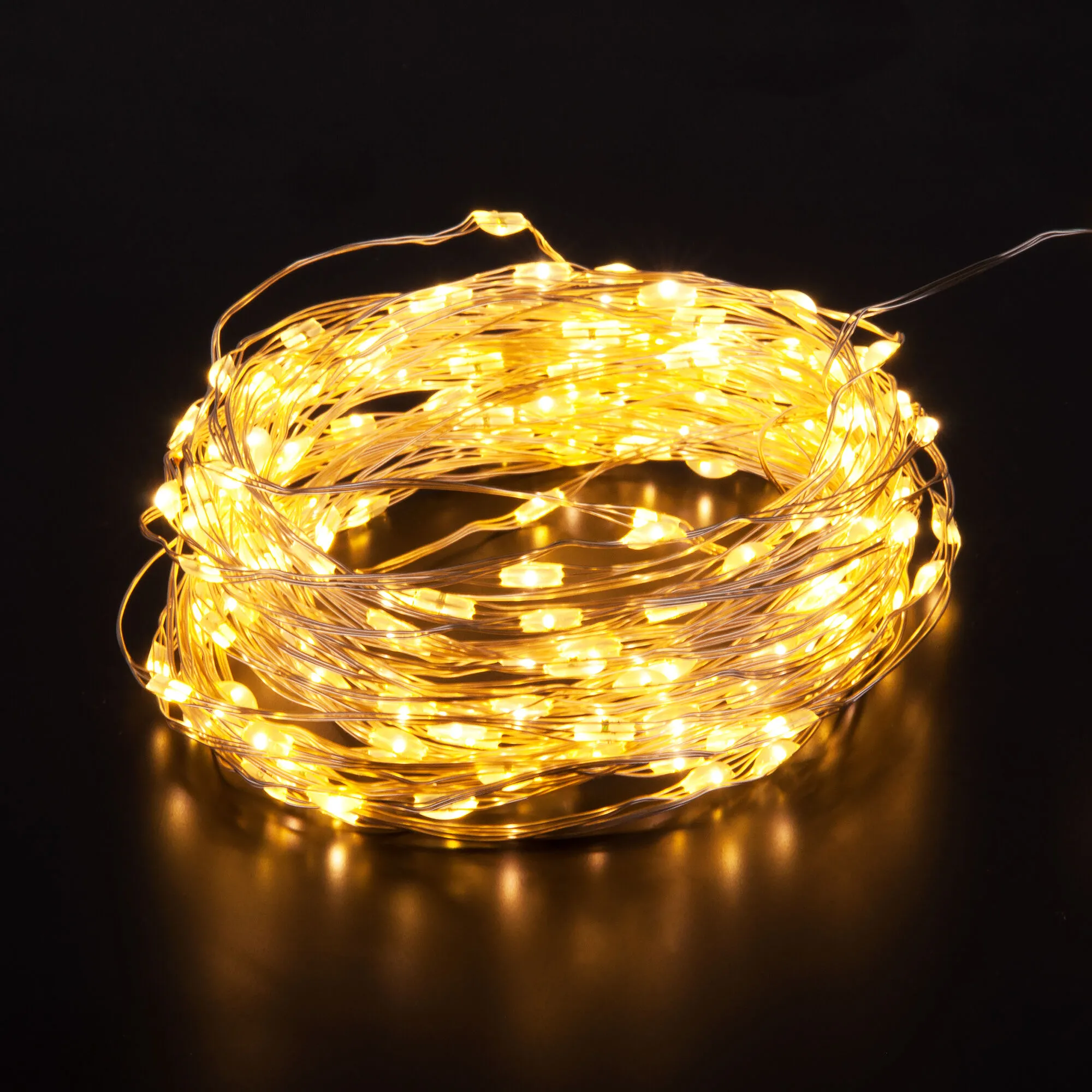 Гирлянда бытовая электрическая нить 400-009 теплый белый 10 м IP20 400-009 Elektrostandard Eurosvet - Фото 2