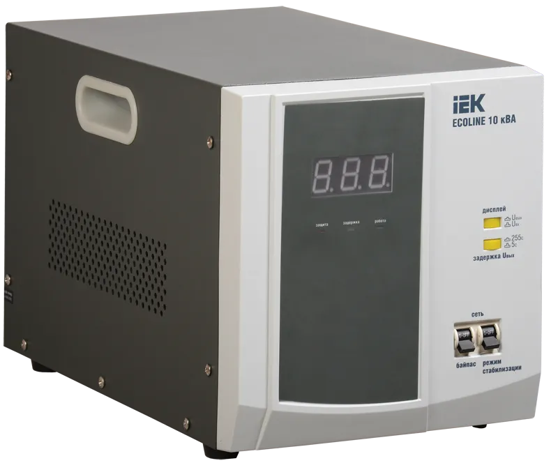 Стабилизатор напряжения переносной серии Ecoline 10 кВА IEK