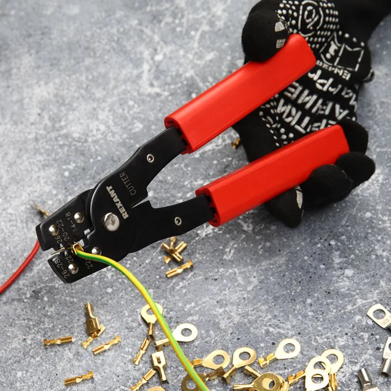 Кримпер HT-202A для обжима неизолированных клемм 0,35-6,0мм² REXANT - Фото 2