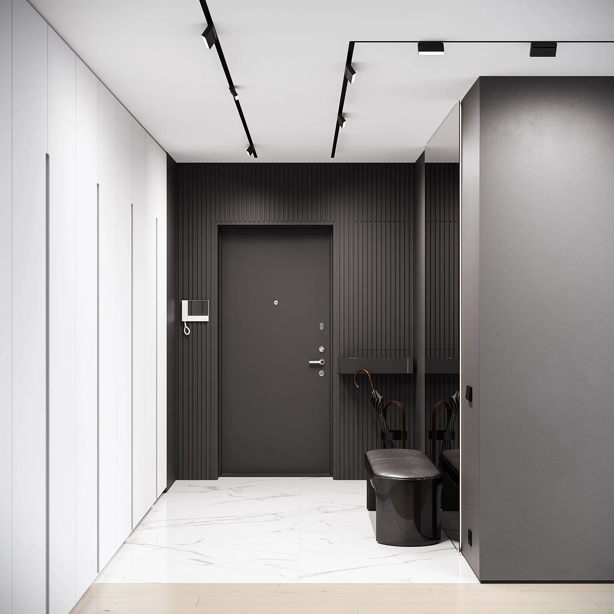 Slim Magnetic Трековый светильник 6W 4200K Kos (чёрный) 85084/01 Elektrostandard - Фото 3