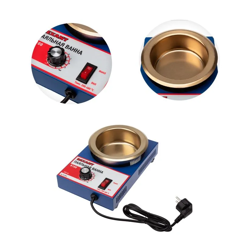 Паяльная ванна, модель R100, 300Вт, ø100мм, 200-480 °C REXANT - Фото 3