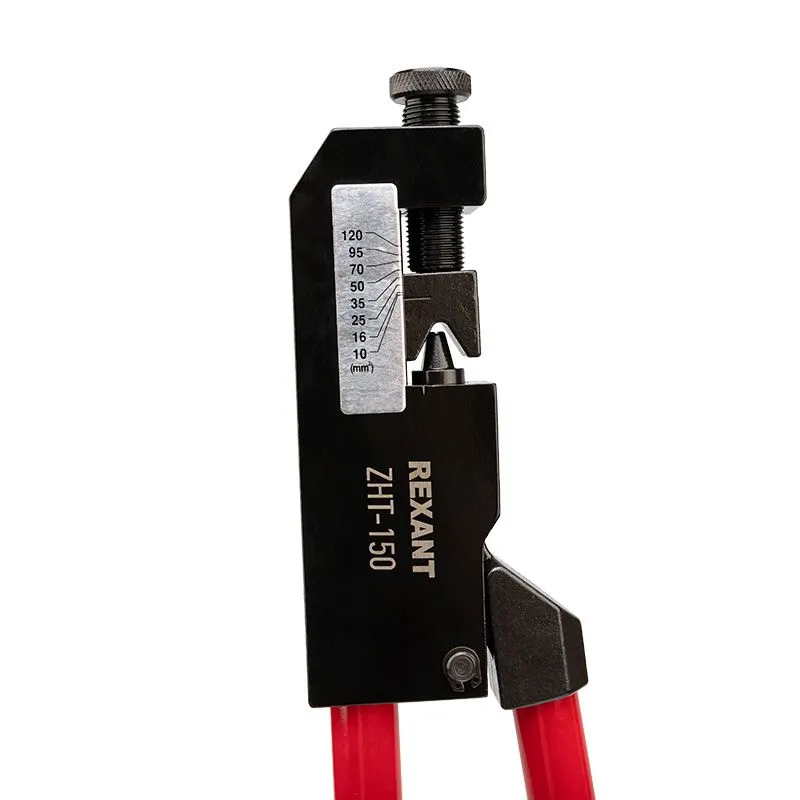 Пресс механический универсальный REXANT ZHT-150 для клиновидной опрессовки наконечников 10-120 мм² - Фото 4