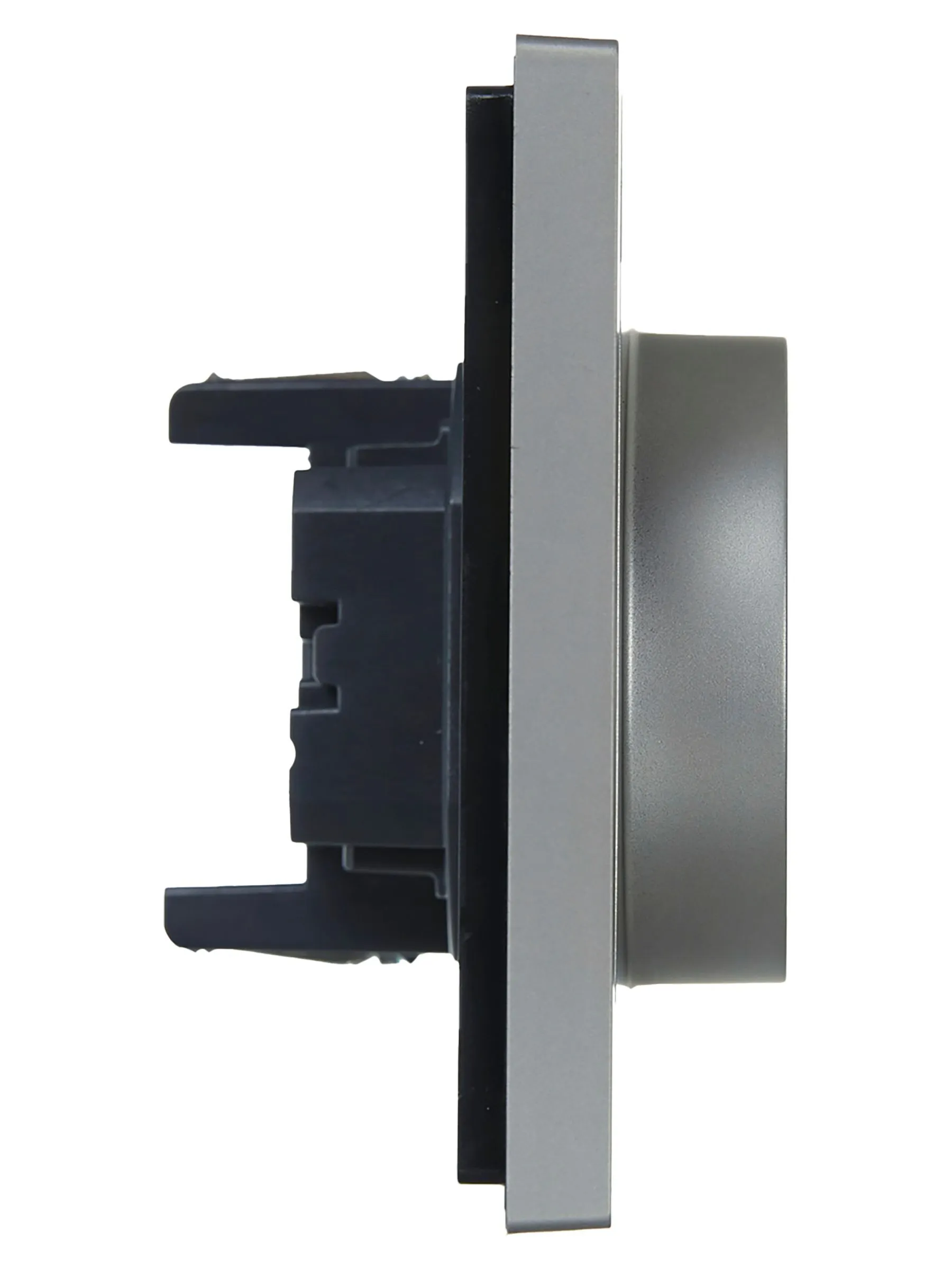 FORTE&PIANO Розетка 2-местная с заземлением без защитных шторок безвинтовое крепление 16А FP524 сталь IEK - Фото 6