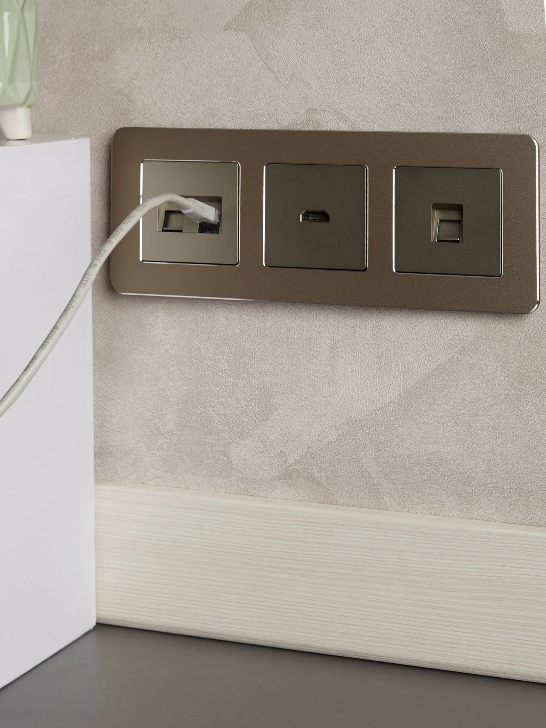 BRITE Розетка компьютерная двойная RJ45 кат.6 РК11-2-БрШ шампань IEK - Фото 6