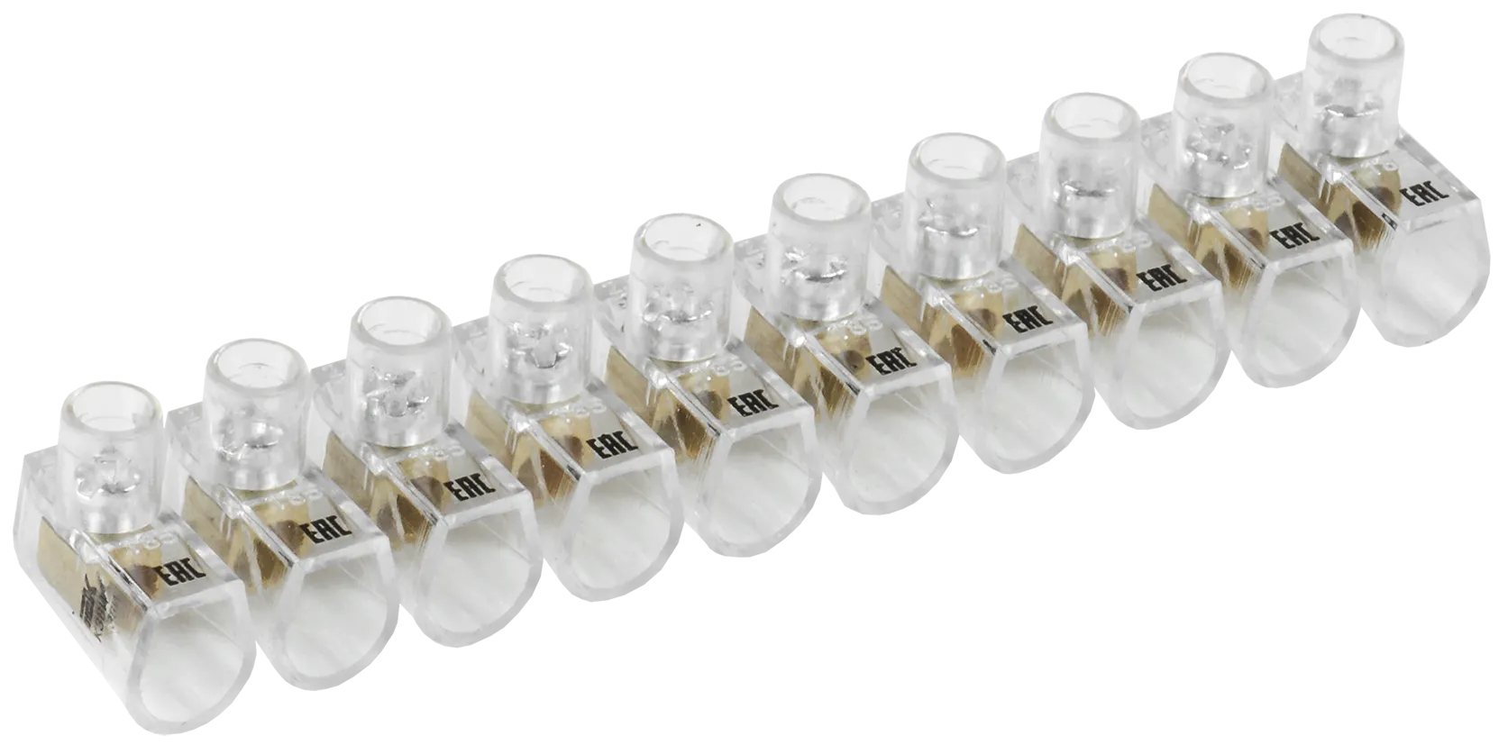 Зажим винтовой концевой изолированный КЗВИ 2,5мм2 (10x1) IEK