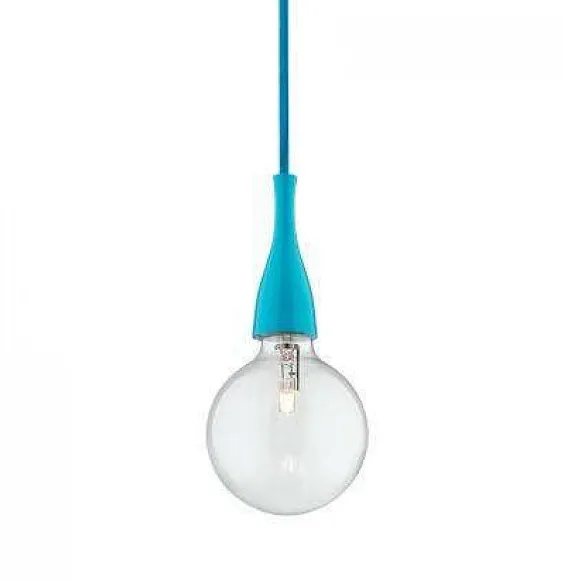 Подвесной светильник Ideallux MINIMAL SP1 AZZURRO 063614