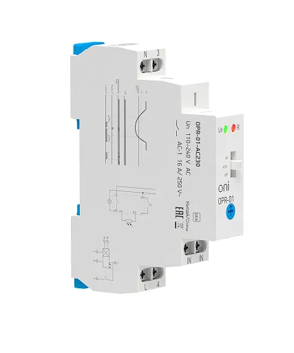 Фотореле OPR-01 с выносным датчиком 1 контакт 230В АС ONI